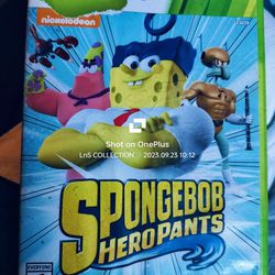 XBOX 360 SpongeBob Hero pants 2015 Game EUC