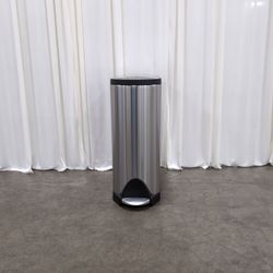 simplehuman Stainless Steel Dual Compartment Step Trash Can