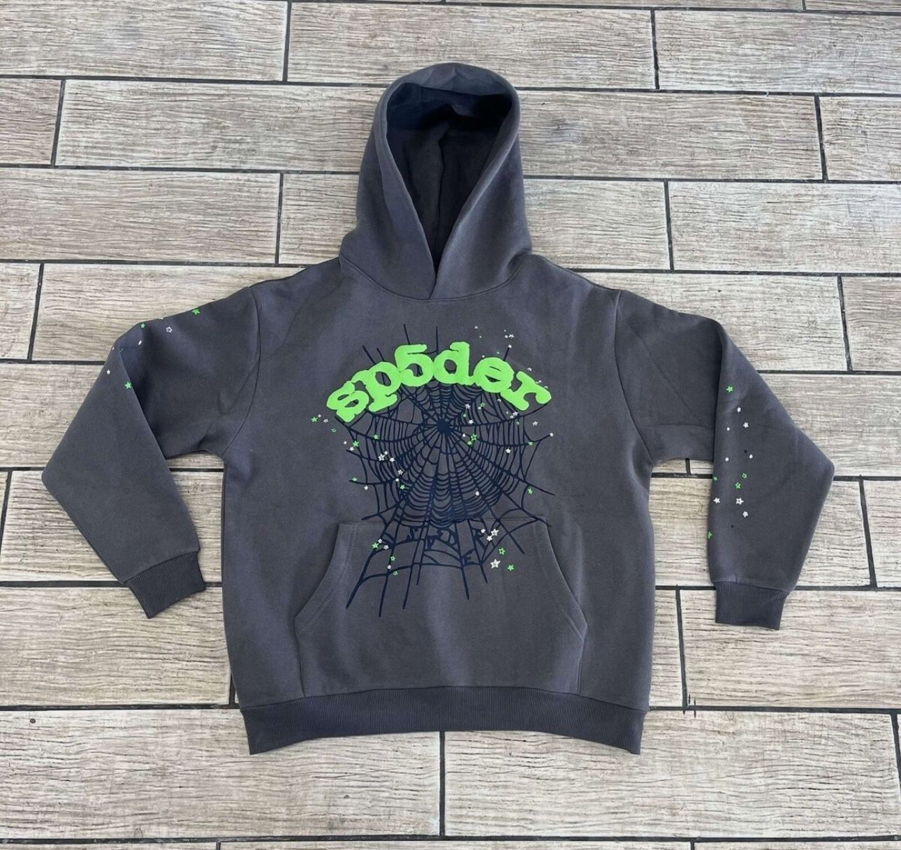 Slate Grey Spider Hoodie