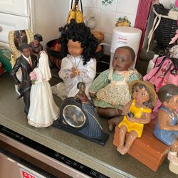 A Few Old Vintage Figurines, Beautiful And Are Great Quality (NO SHIPPING)