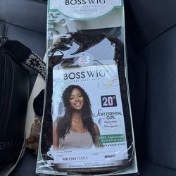 New Human Hair curly wig 20 inches