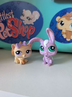 Littlest Pet Shop Kitten and Bunny