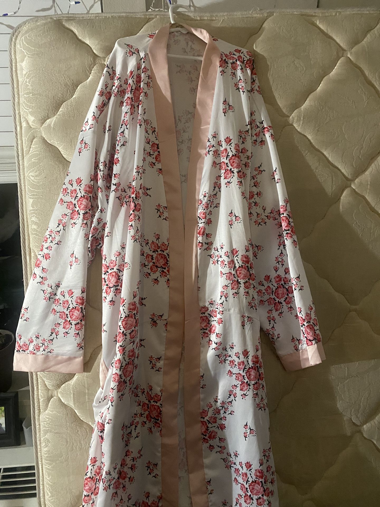 Silky, Cherry Blossom Robe