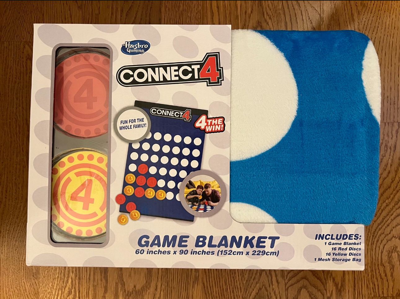 Connect 4 super soft blanket game Toy Board game 