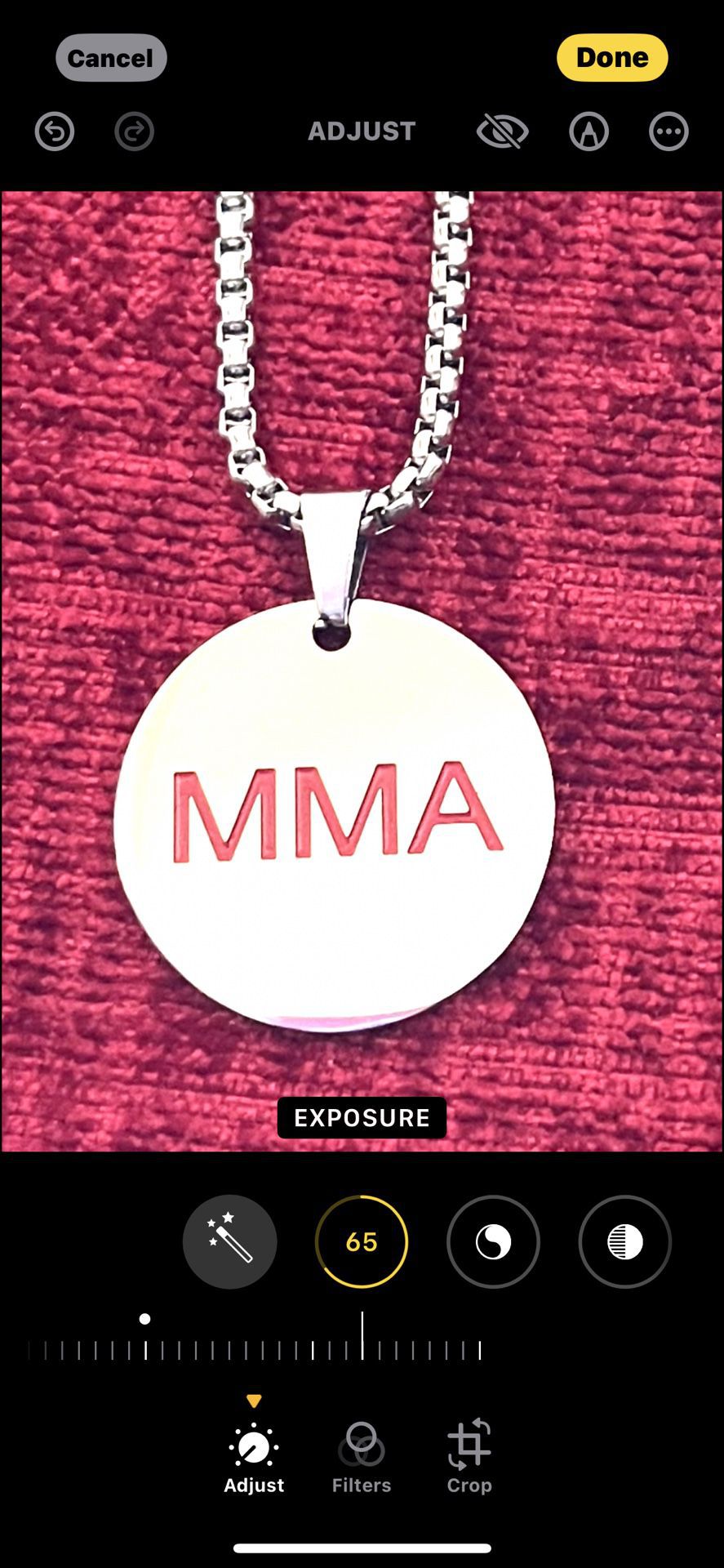 Mixed Martial Arts (MMA)Pendant and Chain. Really Nice!