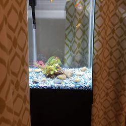 Column Aquarium And Stand With Storage - 15 Gallon Tank Thumbnail