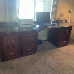 Home Office / Garage/ Small Business Cabinet Files And Counter Top. 