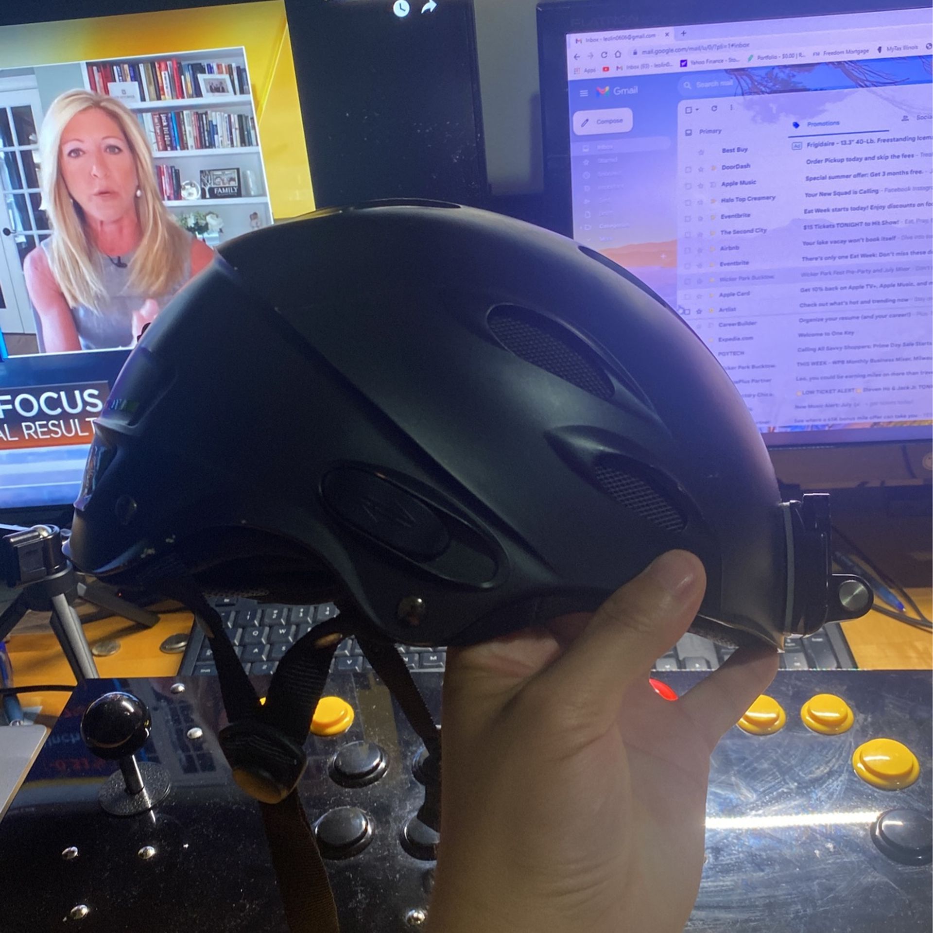 Sport Helmet For Skiing, Skateboarding Or Biking