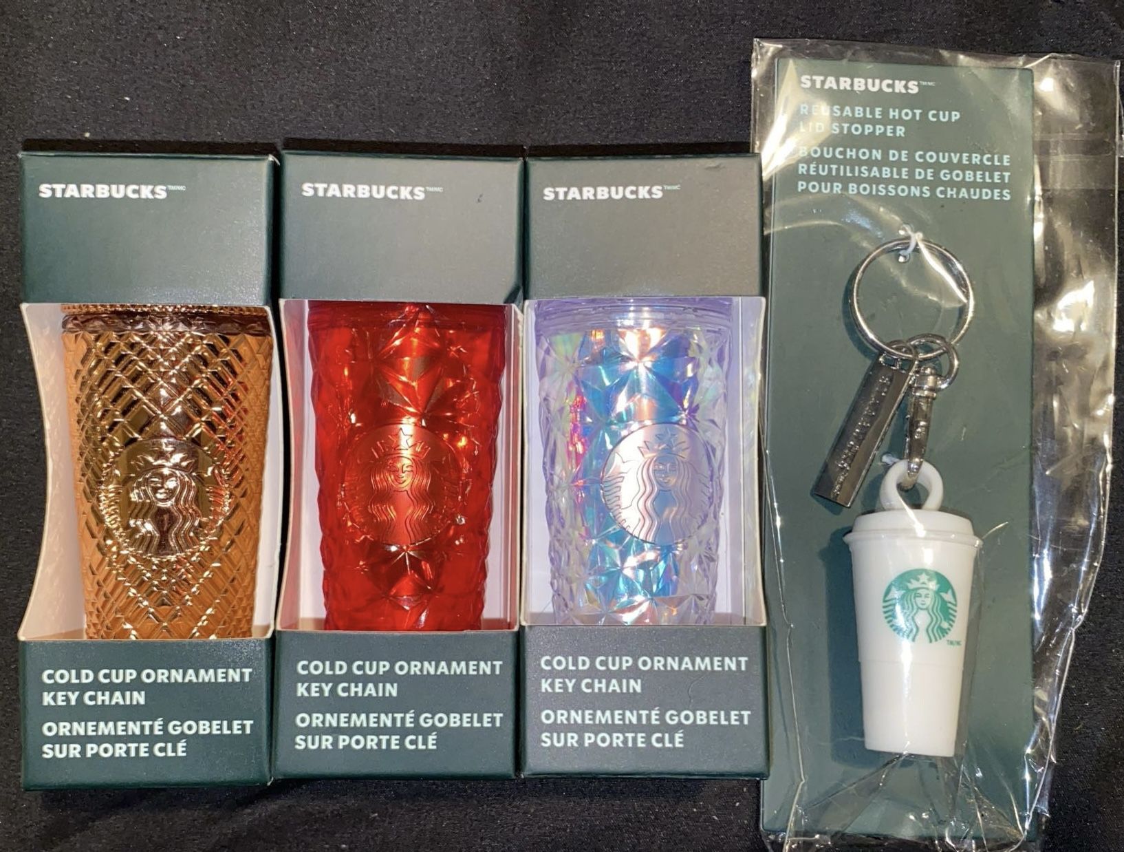 Starbucks Cups Ornaments And Key Chain
