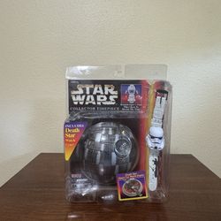1999 Vintage Star Wars Death Star Stormtrooper Collector Watch