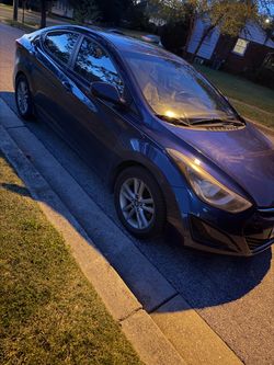 Hiunday Elantra  2016 azul título limpio