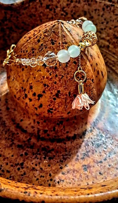 Rose Quartz And Pink Crystal Quartz Bracelet