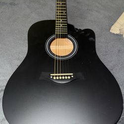 Black Acoustic Guitar