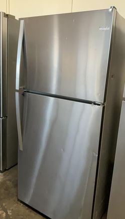 Whirlpool Top Mount Stainless Steel Refrigerator Fridge
