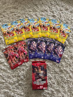 One Piece Booster Pack OP14, OP15, EB03 & Starter Deck w/ OP11