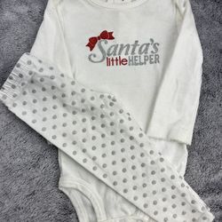 Carters Santa’s Little Helper 2 Piece Set