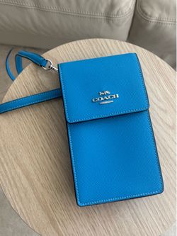Coach Crossbody Phone Bag Blue