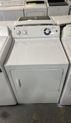 GE Electric Dryer – Auto Dry, White, Clean and Ready