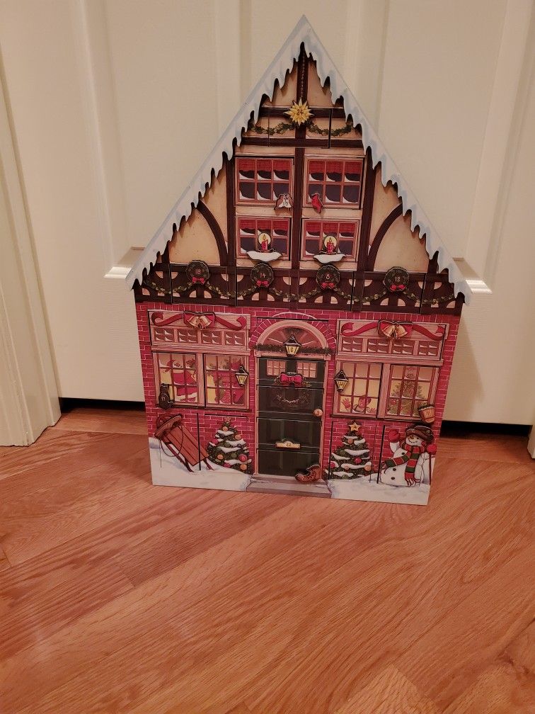 Christmas Wooden Advent Calender By Traditions By Buyers Choice Ltd.