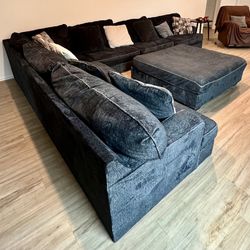 Oversized Sectional And Ottoman