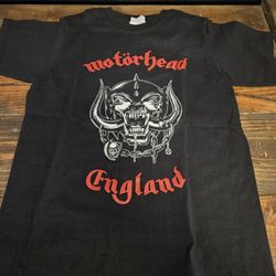 KIDS MOTORHEAD ENGLAND T SHIRT LARGE 