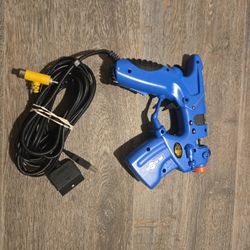 Madcatz Blaster For PS1 & PS2 Playstation 2 Blue Controller 8288 Tested