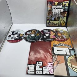 Grand Theft Auto PS2 collection GTA III, Vice City, San Andreas, Liberty City