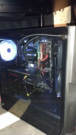 I5 9600k 240 IAO Corsair water cooler z370 msi sli plus Motherboard ADATA xpg spectrix D40 2x8 gb RGB 3200mhz ram 16gb.