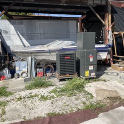 Goodman AC unit with compressor