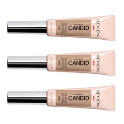 3 Pieces Of Revlon PhotoReady Candid Concealer, with Anti-Pollution, Antioxidant, Anti-Blue Light Ingredients, without Parabens, Pthalates and Fragran