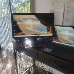 Dell Computer Monitor With HDMI ADAPTER 