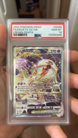 Deoxys from Crown Zenith PSA 10 pokemon