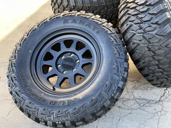 17x8.5 0mm 6x5.5 METHOD Wheels Toyota Tacoma 4Runner Tundra Sequoia Tires Rims