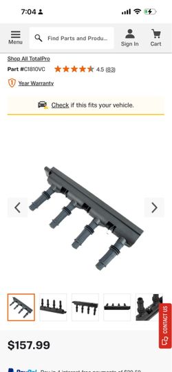 Ignition Coil Pack Of 1 Compatible with CHEVY Buick Cruze Sonic Trax Volt Encore L4 1.4T Replacement For 8 2 3 C1810 UF-669 UF669