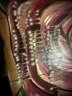 51 Antique Souvenir Spoons