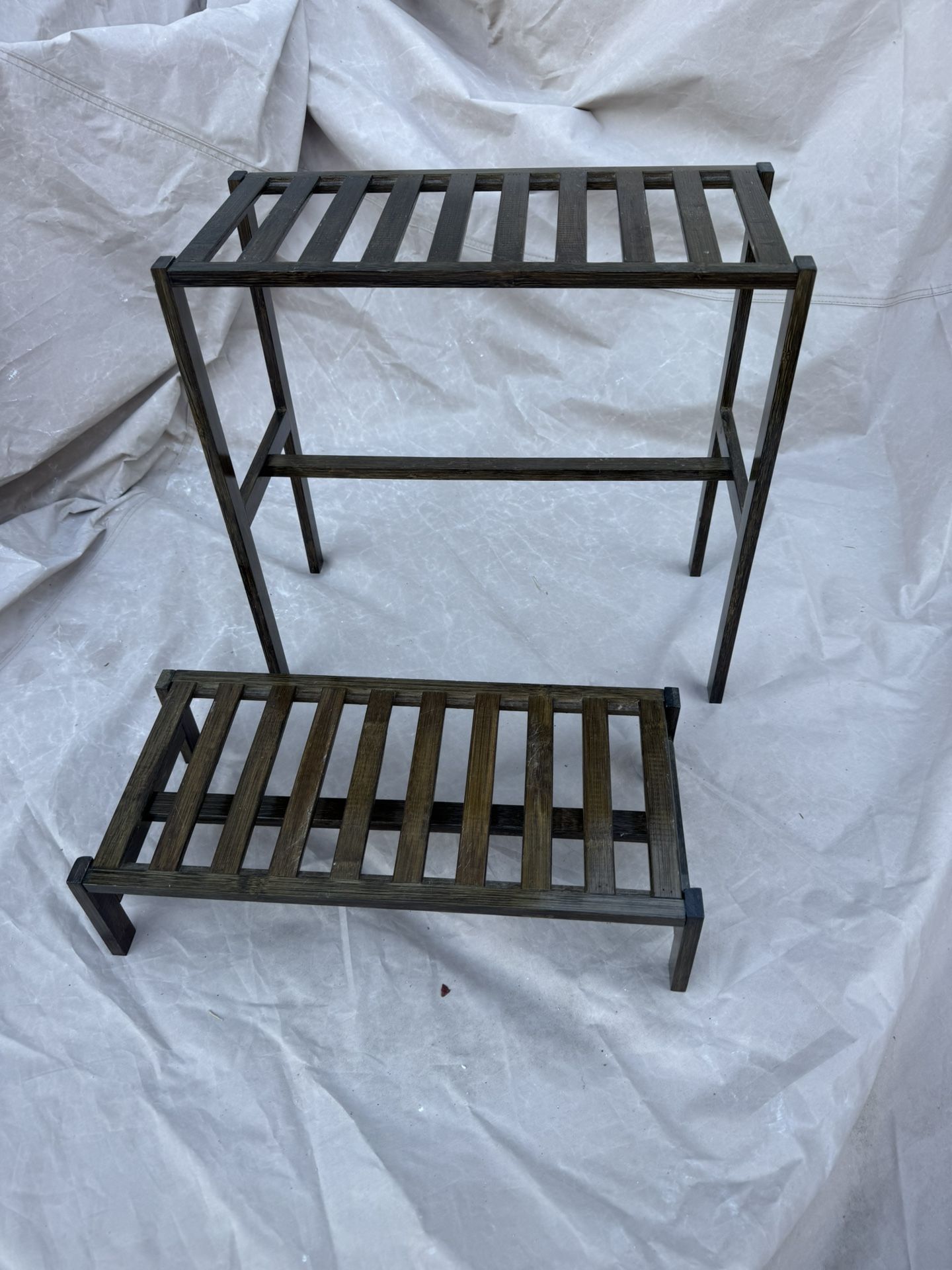 Wooden Bamboo Plant Stands