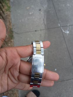 Gold and silver watch SEIKO brand