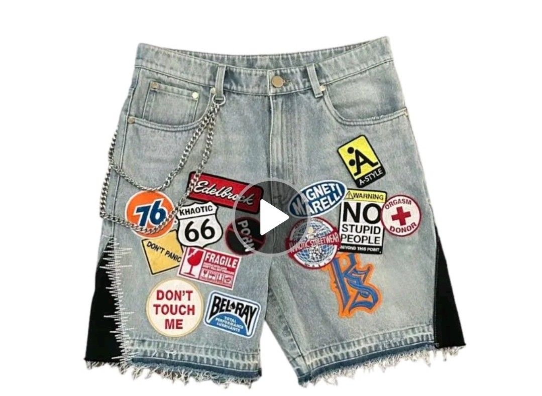 Patchwork Shorts unisex