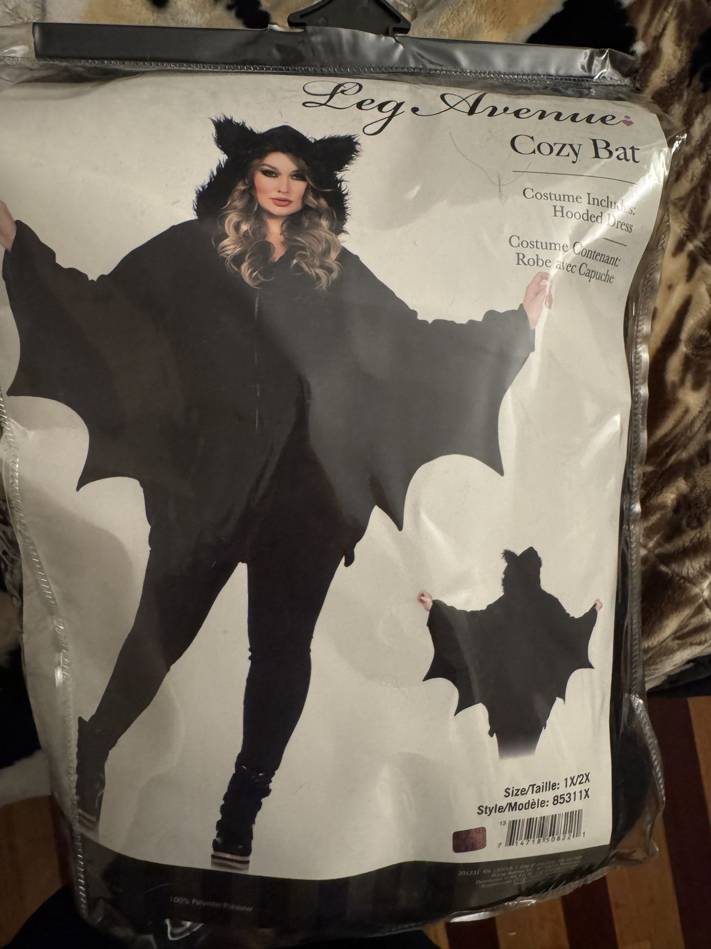Cozy Bat Costume 1x/2x
