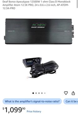 Brand new amp deafbonce 12.5 k watts amp