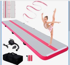 13ft Inflatable Gymnastics Mat with electric pump New in Irvine