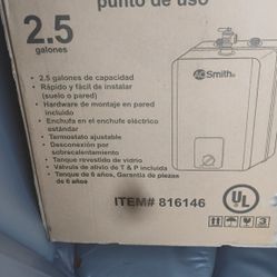 AO Smith Point Of Use Electric Water Heater