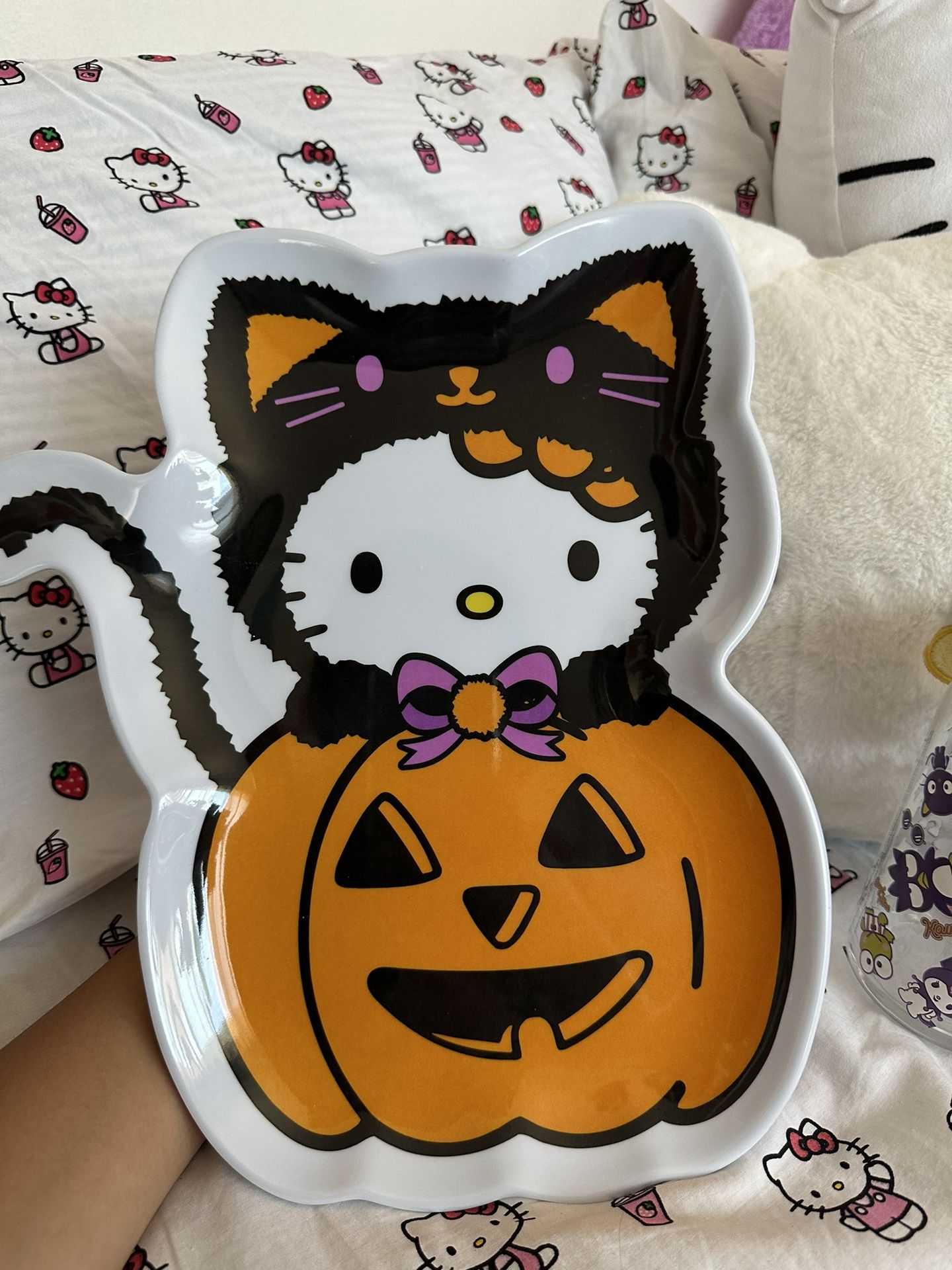 Hello Kitty Halloween Plate