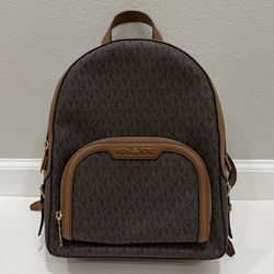 Michael Kors Brown Medium Backpack