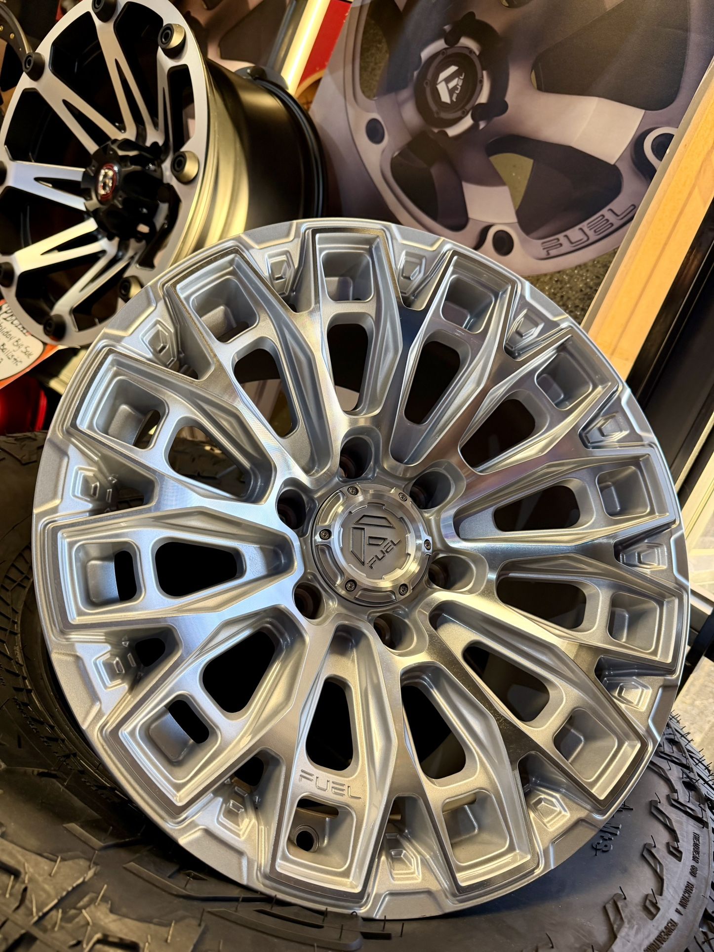 4-New FUEL 17x9 6x139.7 6x5.5Machine Wheels (We Finance)