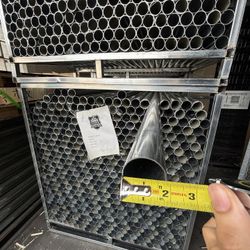 8' x 1-7/8'' 16 gauge galvanized round post