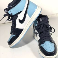 Nike Air Jordan 1 Retro High UNC Patent Leather CD0461-401 Size 7