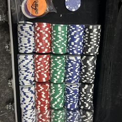 Poker set two cases