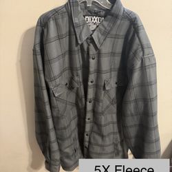 Dixxon Dakota Gray Plaid Sherpa Lined Flannel Jacket