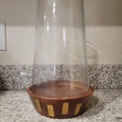 NEW Tribal Hurricane Style Succulent Plant Stand Candle Holder 